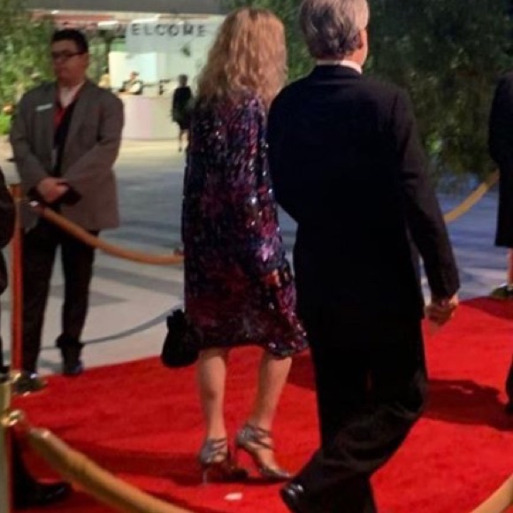 Beaded dress - multicolored beading in black - Picture 5 of 6